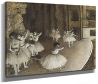 Ballet Rehearsal On Stage By Edgar Degas Phoenix 4x3