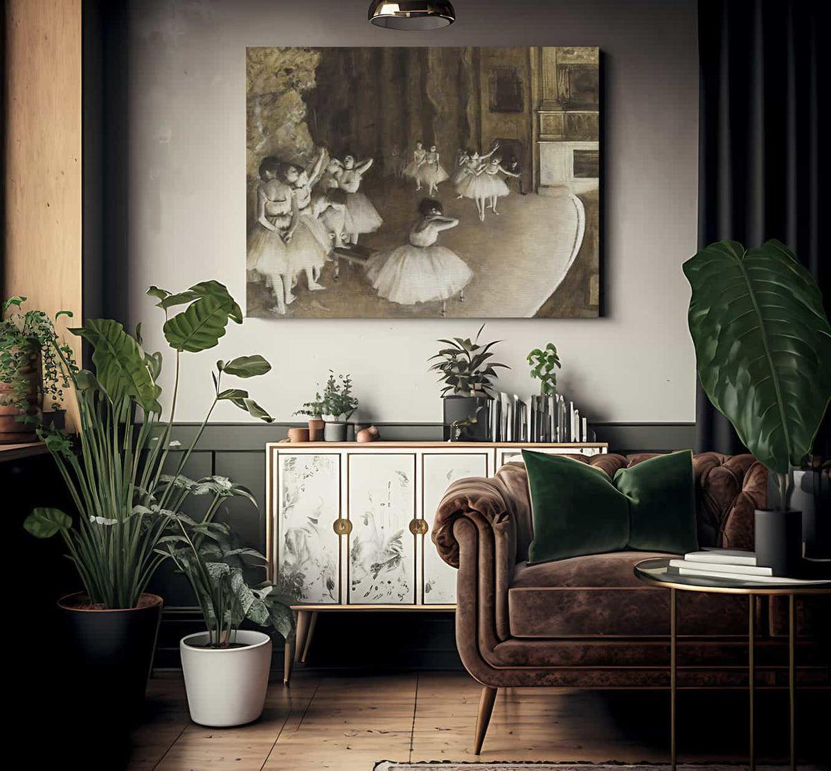 Ballet Rehearsal On Stage By Edgar Degas Phoenix 4x3