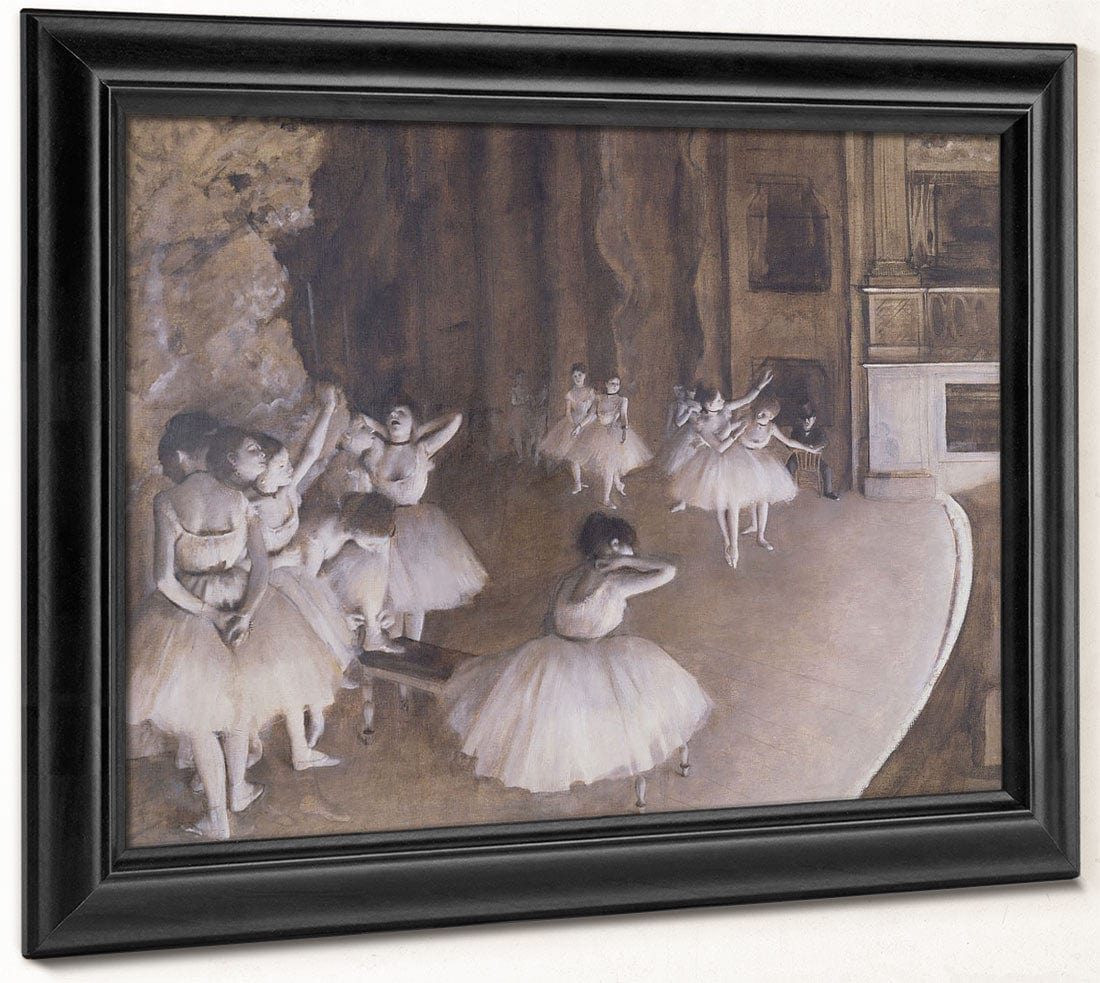 Ballet Rehearsal On The Stage By Edgar Degas Phoenix 4x3
