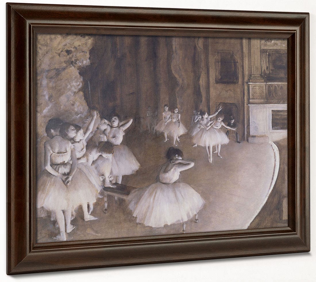 Ballet Rehearsal On The Stage By Edgar Degas Phoenix 4x3