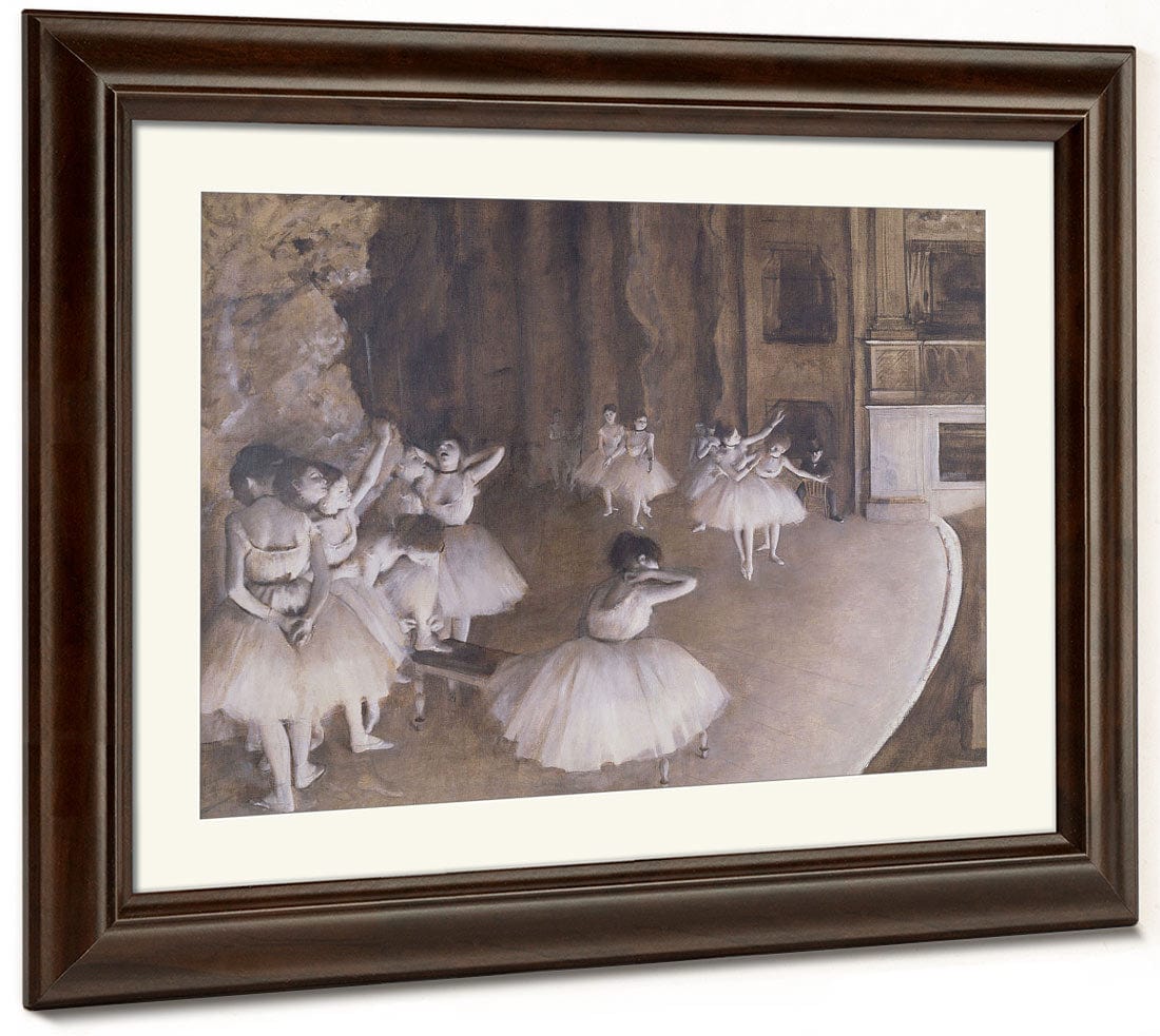 Ballet Rehearsal On The Stage By Edgar Degas Phoenix 4x3
