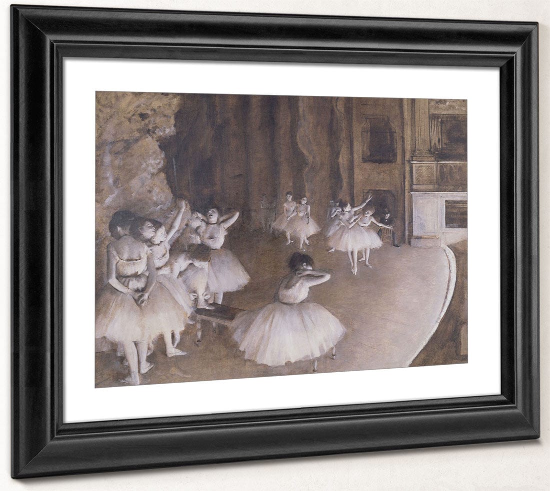 Ballet Rehearsal On The Stage By Edgar Degas Phoenix 4x3