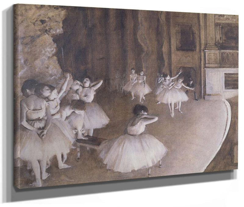 Ballet Rehearsal On The Stage By Edgar Degas Phoenix 4x3