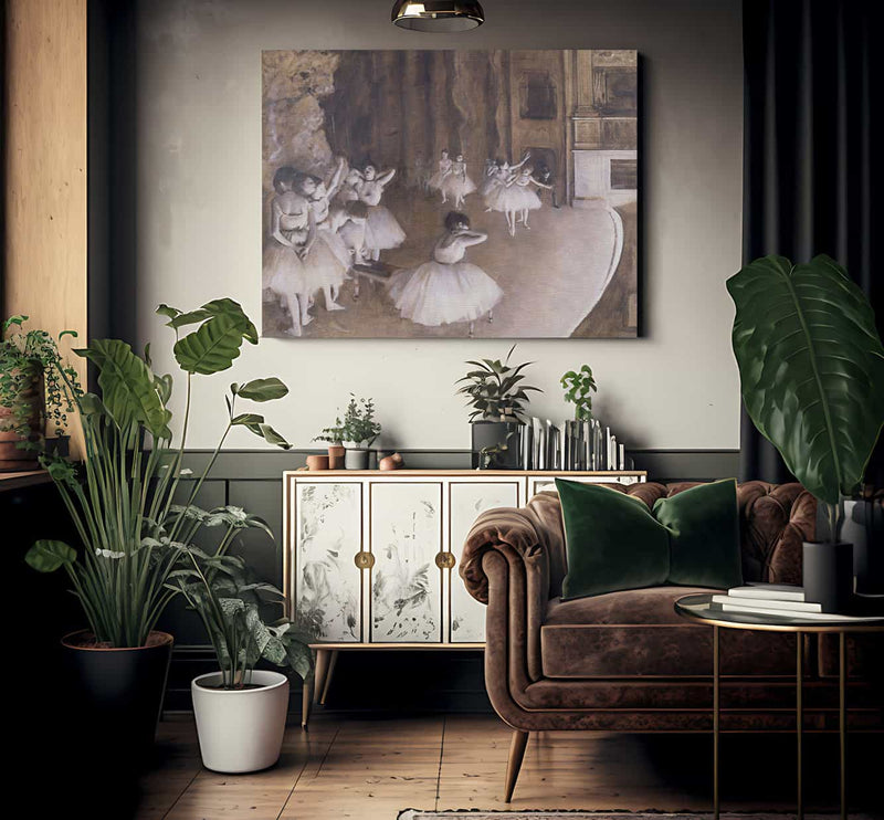 Ballet Rehearsal On The Stage By Edgar Degas Phoenix 4x3