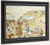 Bathers And Strollers At Marblehead By Maurice Brazil Prendergast Phoenix 4x3