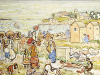 Bathers And Strollers At Marblehead By Maurice Brazil Prendergast Phoenix 4x3