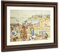 Bathers And Strollers At Marblehead By Maurice Brazil Prendergast Phoenix 4x3