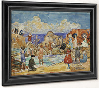 Bathers, St. Malo By Maurice Brazil Prendergast Phoenix 4x3