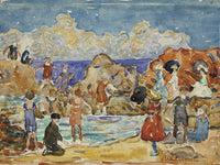 Bathers, St. Malo By Maurice Brazil Prendergast Phoenix 4x3
