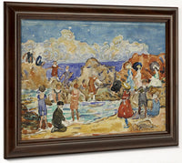 Bathers, St. Malo By Maurice Brazil Prendergast Phoenix 4x3