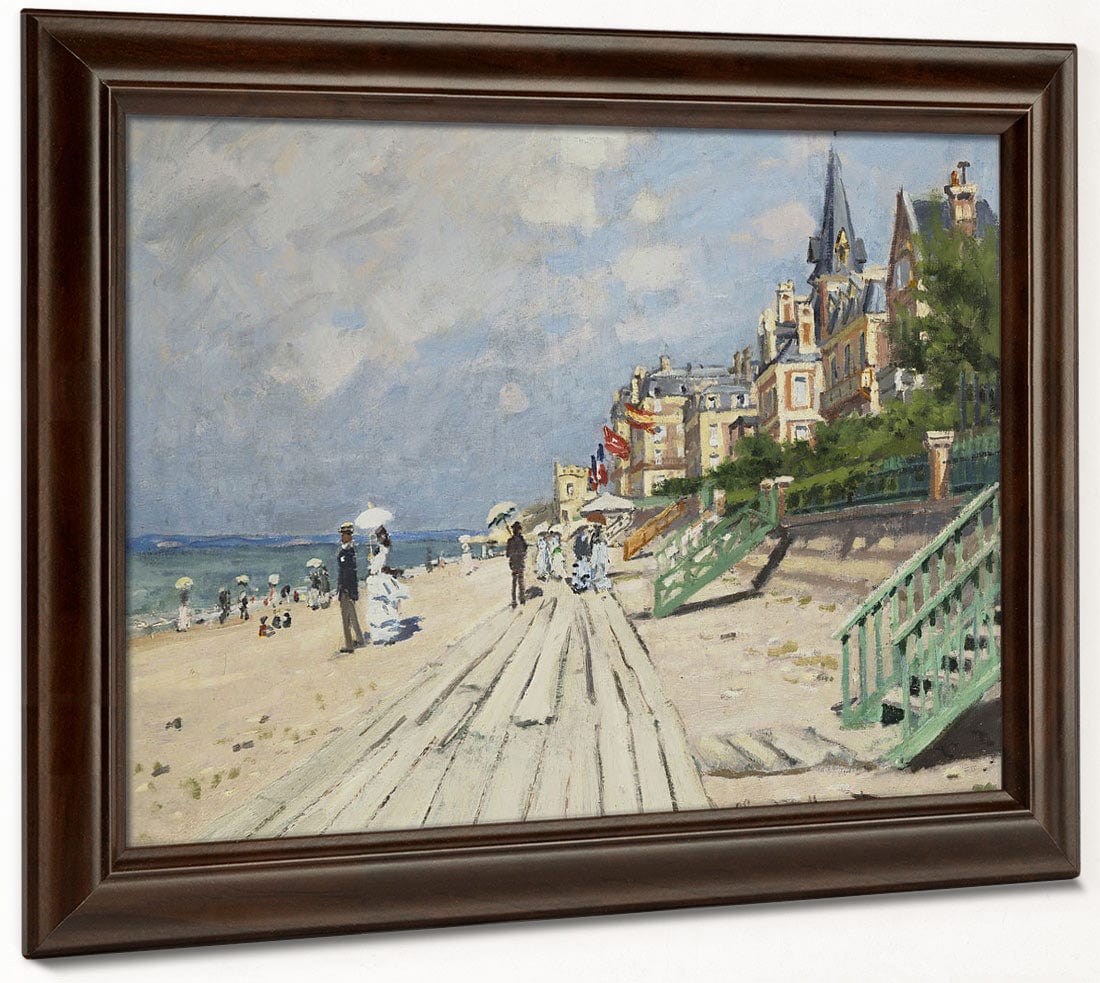 Beach At Trouville By Claude Monet Phoenix 4x3