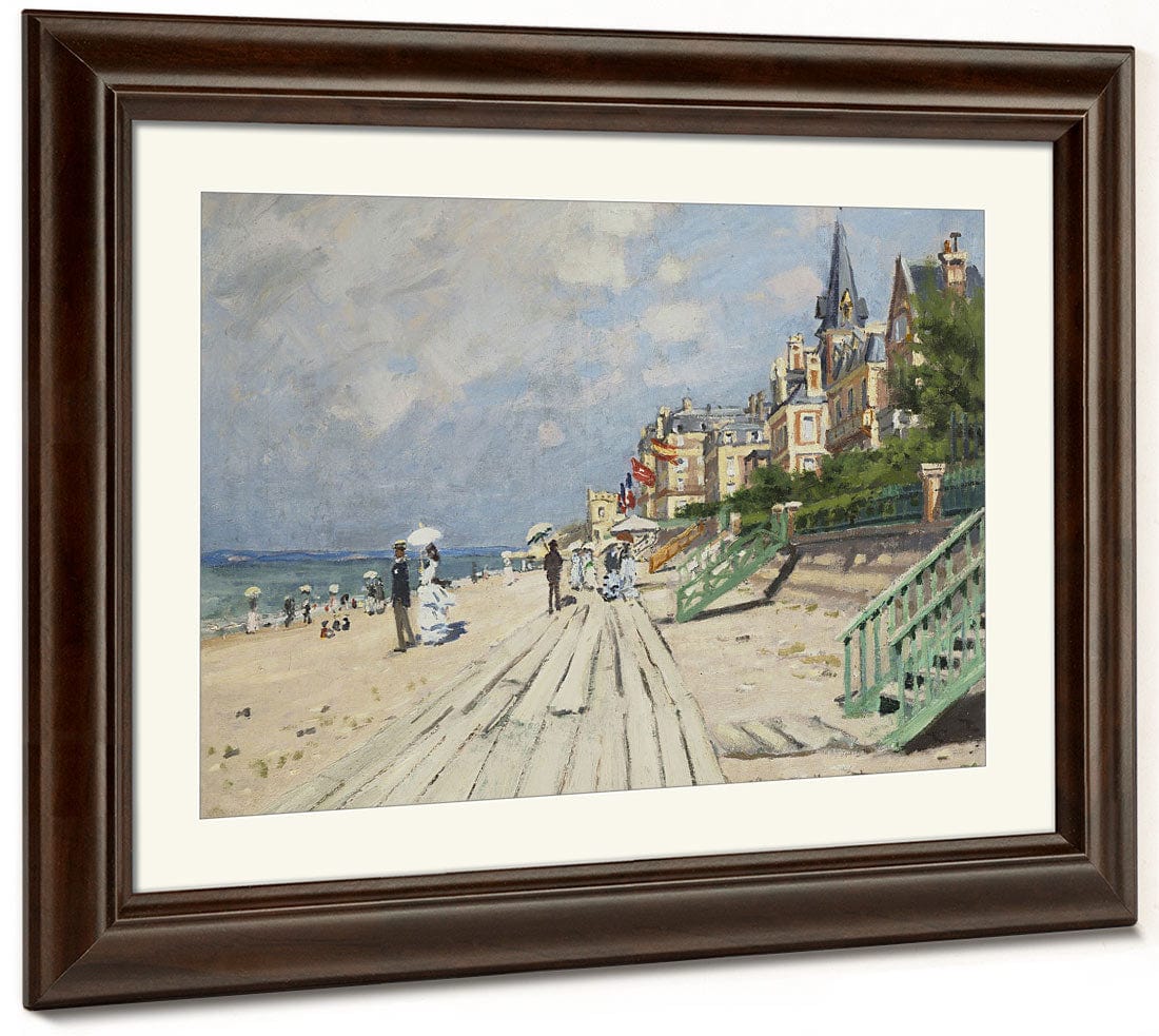 Beach At Trouville By Claude Monet Phoenix 4x3