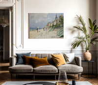 Beach At Trouville By Claude Monet Phoenix 4x3