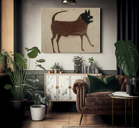 Bill Traylor Untitled Dog With Black Head By Bill Traylor Phoenix 4x3