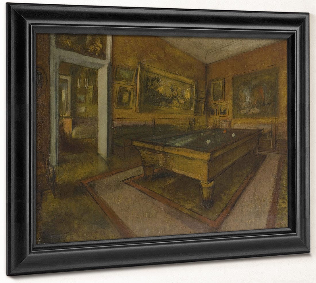 Billiard Room At Me Nil Hubert By Edgar Degas Phoenix 4x3