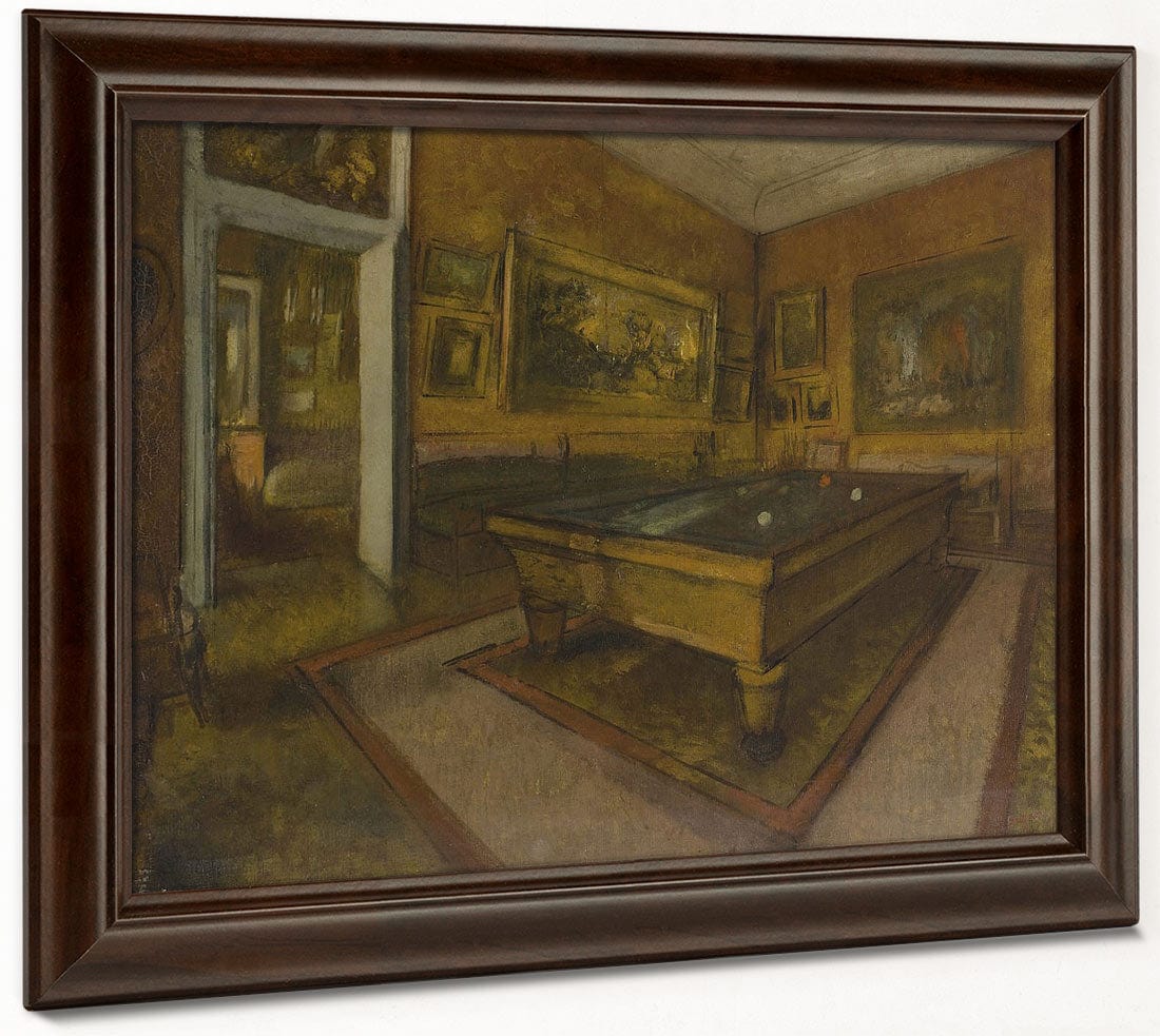 Billiard Room At Me Nil Hubert By Edgar Degas Phoenix 4x3