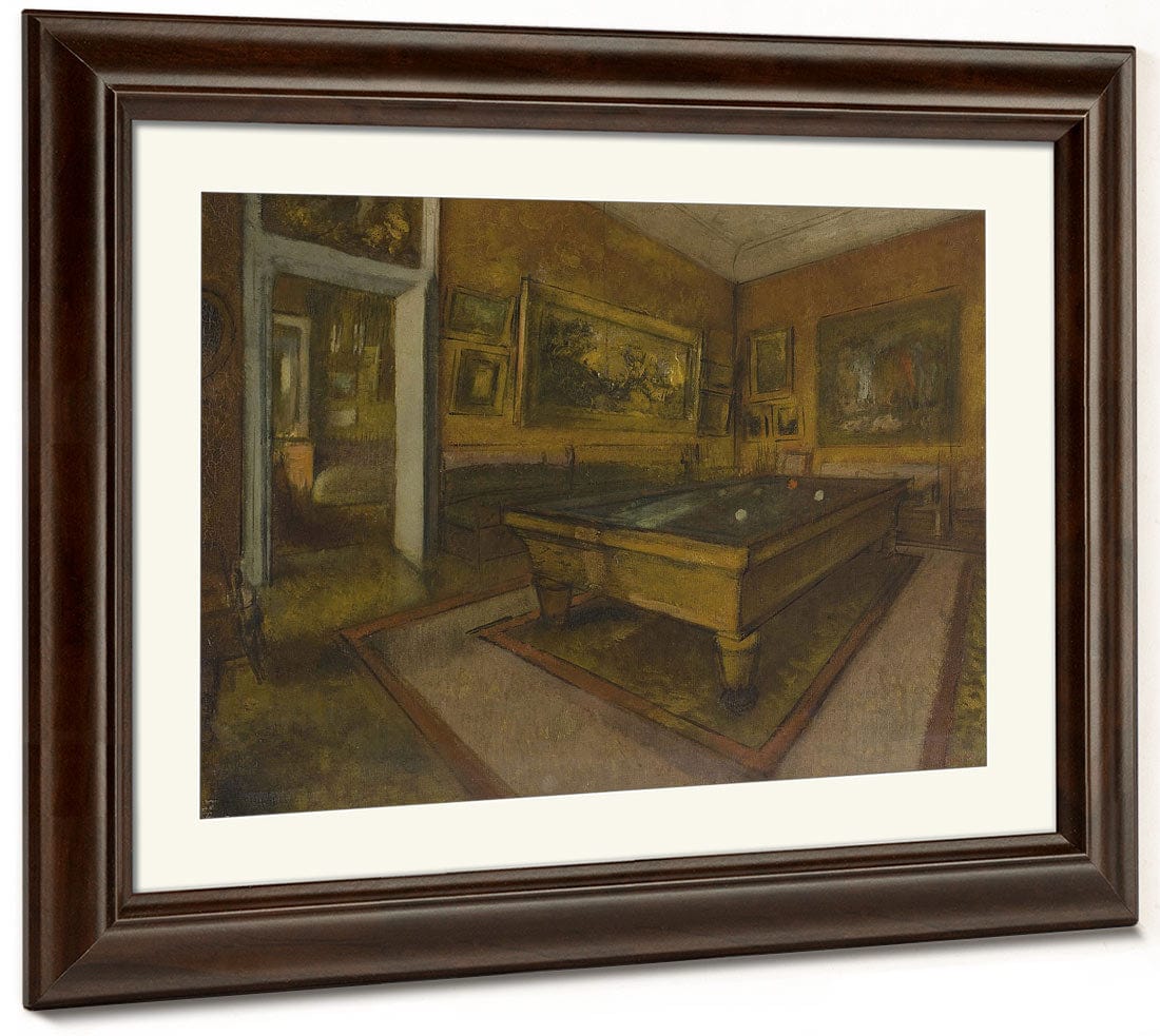 Billiard Room At Me Nil Hubert By Edgar Degas Phoenix 4x3