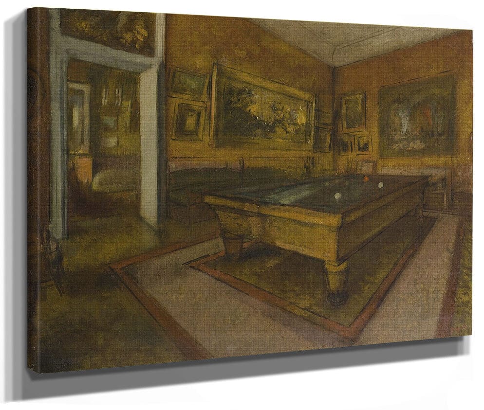 Billiard Room At Me Nil Hubert By Edgar Degas Phoenix 4x3