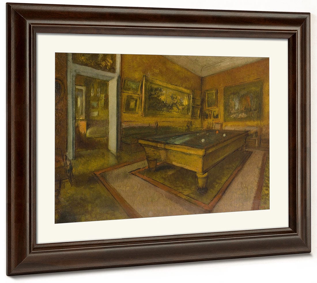 Billiard Room At Menil Hubert By Edgar Degas Phoenix 4x3