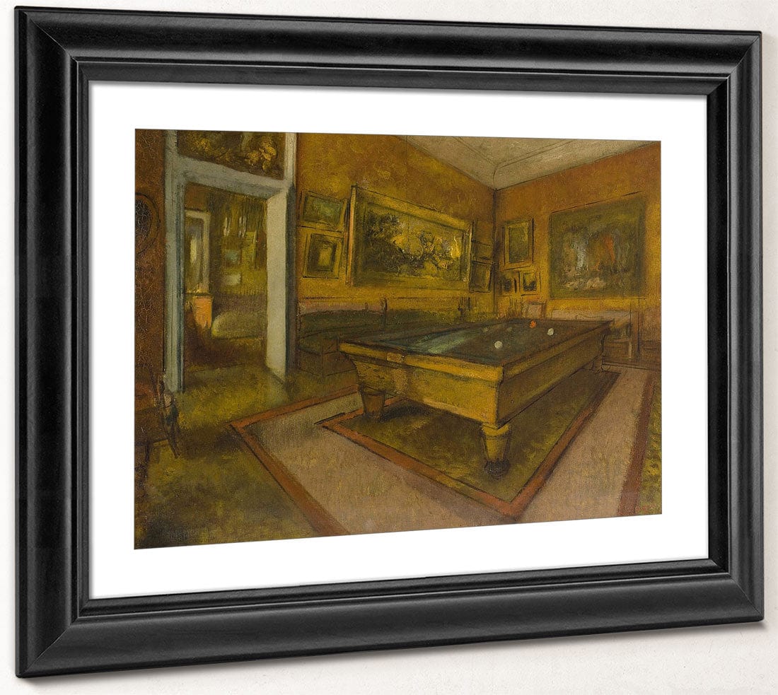 Billiard Room At Menil Hubert By Edgar Degas Phoenix 4x3
