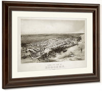 Bird's Eye View Of Hoboken By John Bachmann Phoenix 4x3