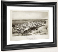 Bird's Eye View Of Hoboken By John Bachmann Phoenix 4x3