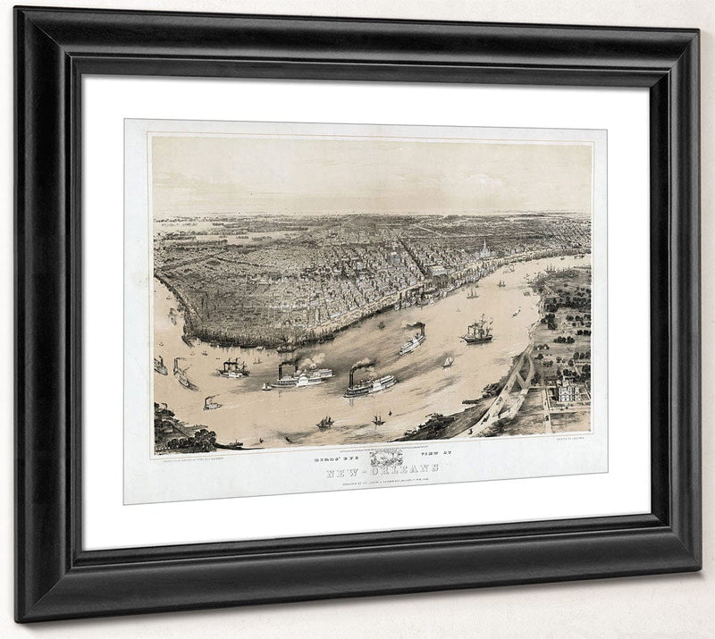 Birds' Eye View Of New Orleans By John Bachmann Phoenix 4x3