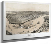 Birds' Eye View Of New Orleans By John Bachmann Phoenix 4x3