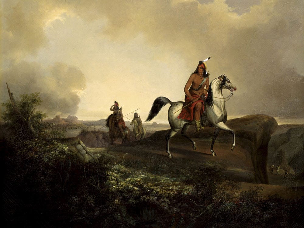 Black Knife, An Apache Warrior By John Mix Stanley Phoenix 4x3