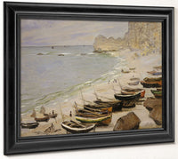 Boat On The Beach At Etretat By Claude Monet Phoenix 4x3
