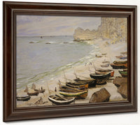 Boat On The Beach At Etretat By Claude Monet Phoenix 4x3