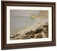 Boat On The Beach At Etretat By Claude Monet Phoenix 4x3