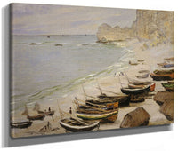 Boat On The Beach At Etretat By Claude Monet Phoenix 4x3