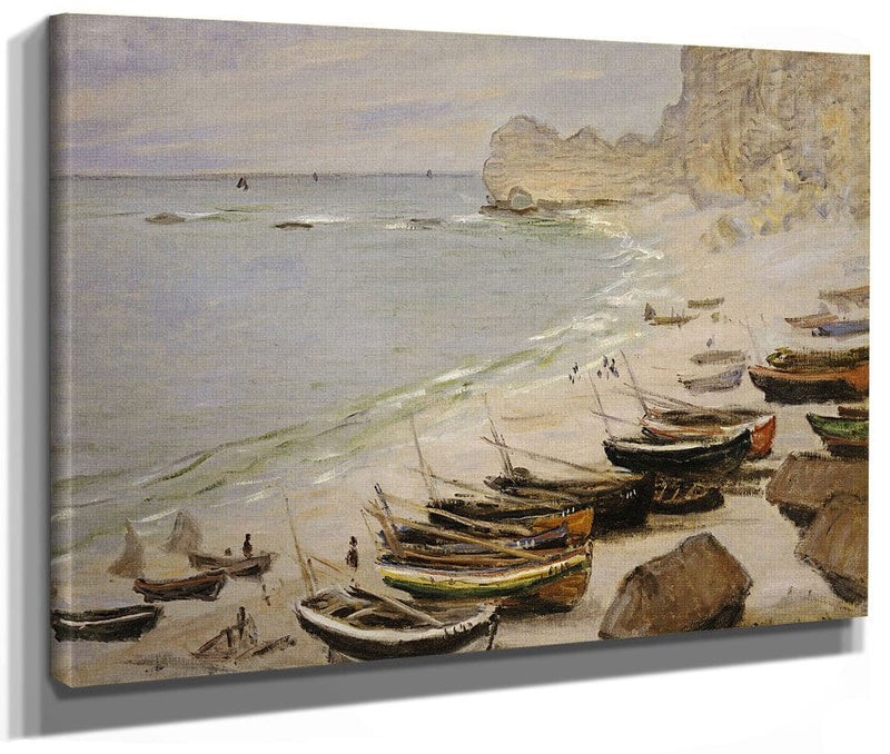 Boat On The Beach At Etretat By Claude Monet Phoenix 4x3