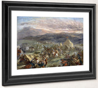 Botzaris Surprises The Turkish Camp And Falls Fatally Wounded By Ferdinand Victor Eugene Delacroix Phoenix 4x3