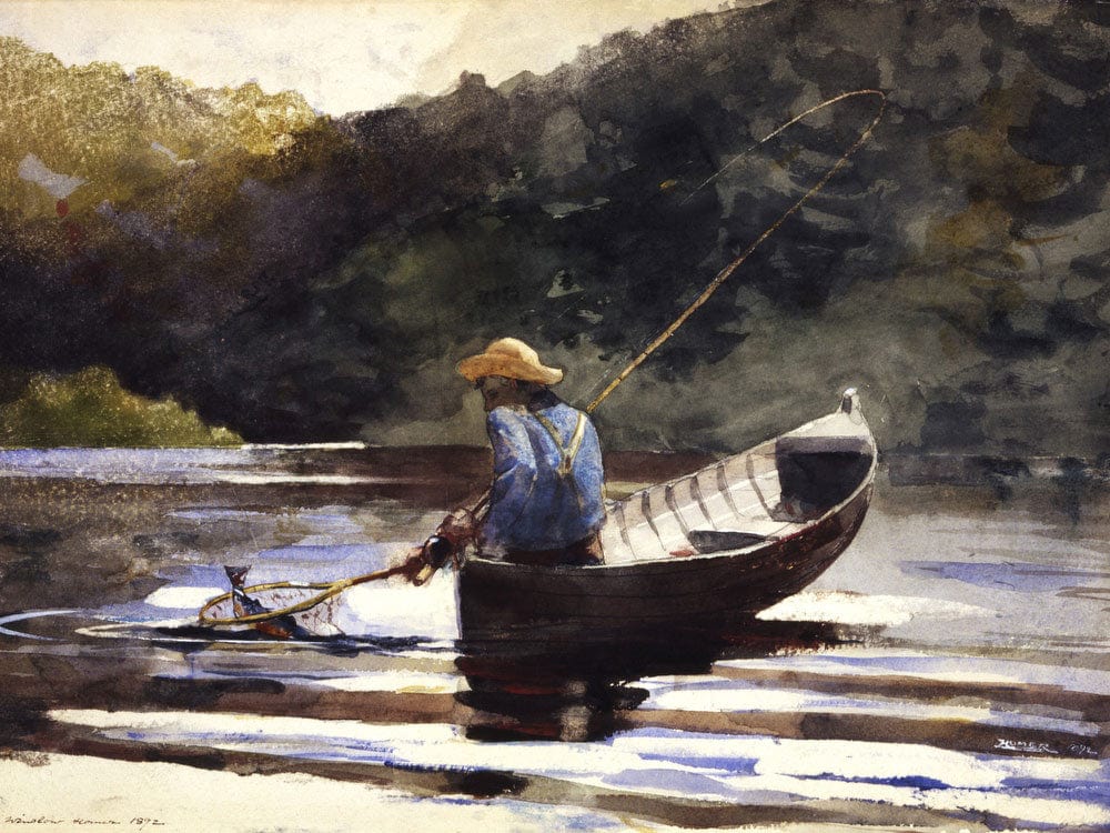 Boy Fishing By Winslow Homer Phoenix 4x3