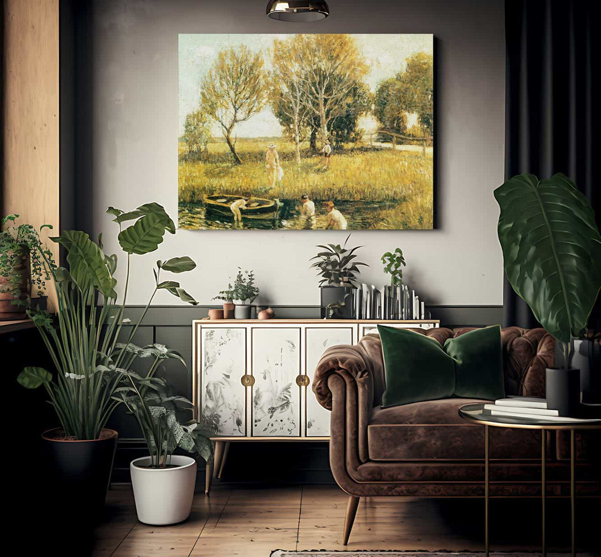 Boys Bathing 1908 1910 By Ernest Lawson Phoenix 4x3