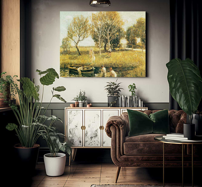 Boys Bathing 1908 1910 By Ernest Lawson Phoenix 4x3