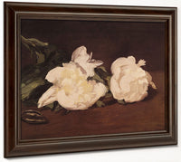 Branch Of White Peonies And Secateurs By Edouard Manet Phoenix 4x3