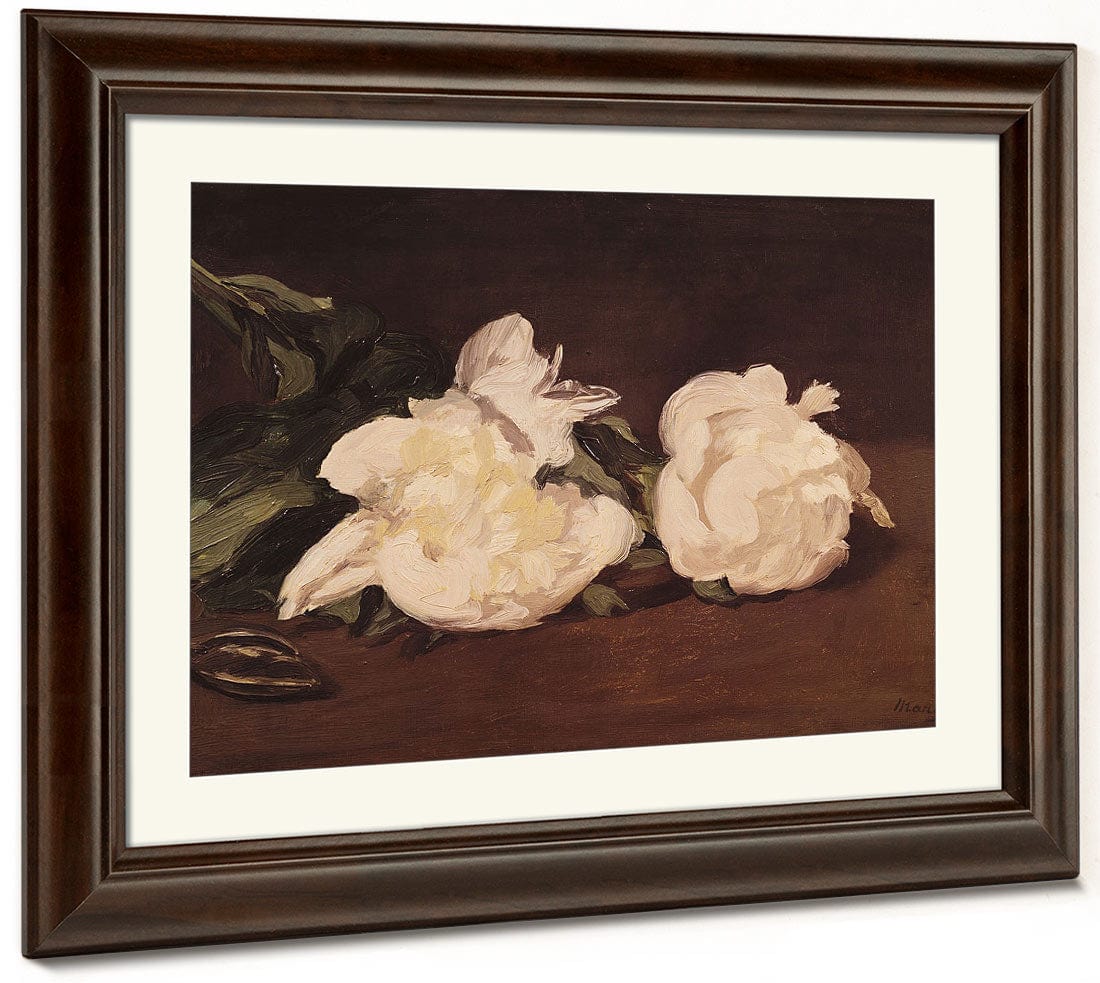 Branch Of White Peonies And Secateurs By Edouard Manet Phoenix 4x3