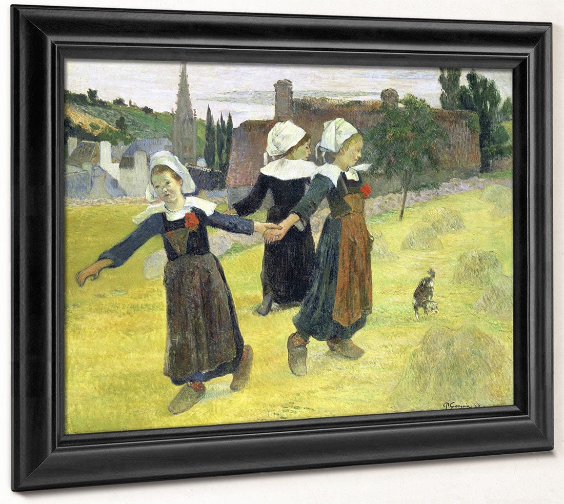 Breton Girls Dancing, Pont Aven By Paul Gauguin Phoenix 4x3