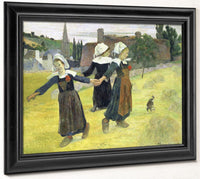 Breton Girls Dancing, Pont Aven By Paul Gauguin Phoenix 4x3