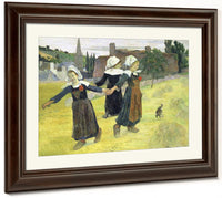 Breton Girls Dancing, Pont Aven By Paul Gauguin Phoenix 4x3
