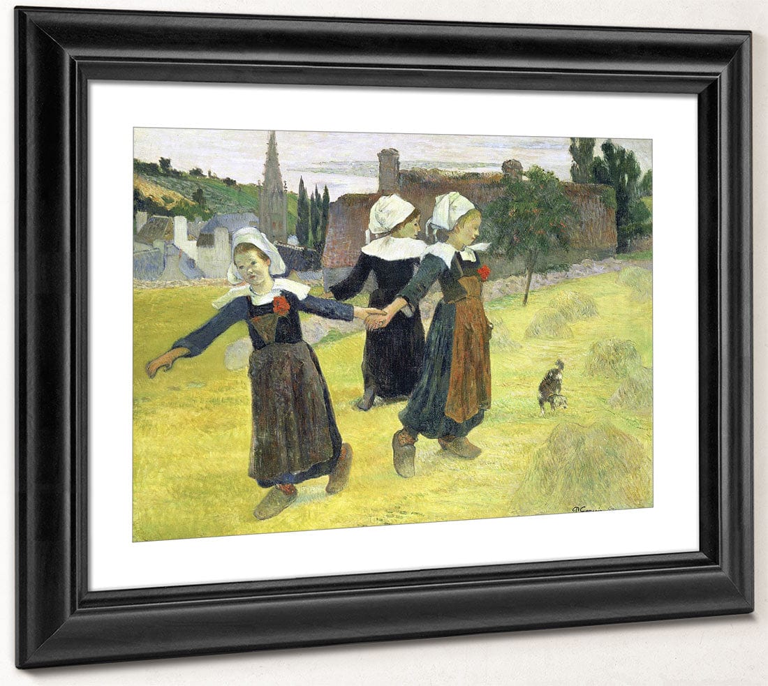 Breton Girls Dancing, Pont Aven By Paul Gauguin Phoenix 4x3