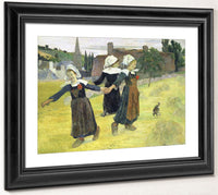 Breton Girls Dancing, Pont Aven By Paul Gauguin Phoenix 4x3