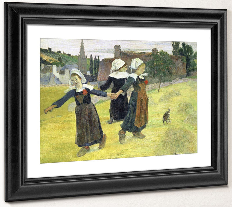 Breton Girls Dancing, Pont Aven By Paul Gauguin Phoenix 4x3