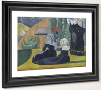 Breton Women With Umbrellas By Emile Bernard Phoenix 4x3