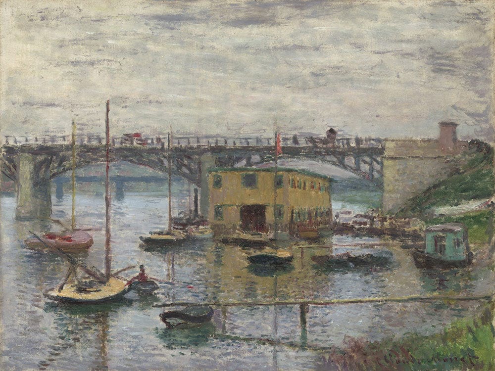 Bridge At Argenteuil On A Gray Day By Claude Monet Phoenix 4x3