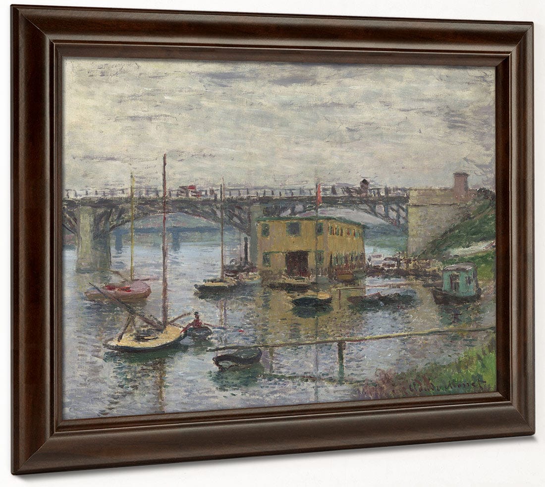 Bridge At Argenteuil On A Gray Day By Claude Monet Phoenix 4x3
