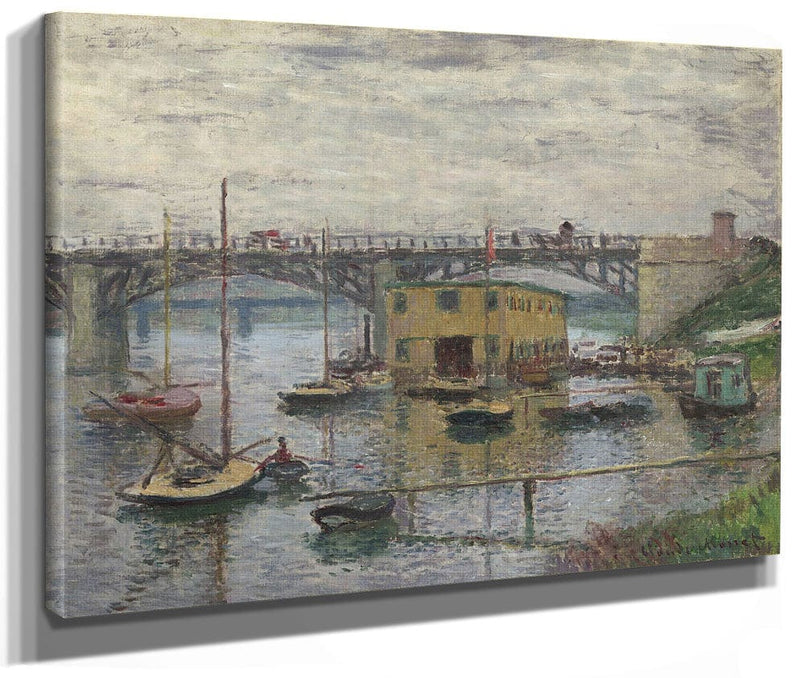 Bridge At Argenteuil On A Gray Day By Claude Monet Phoenix 4x3